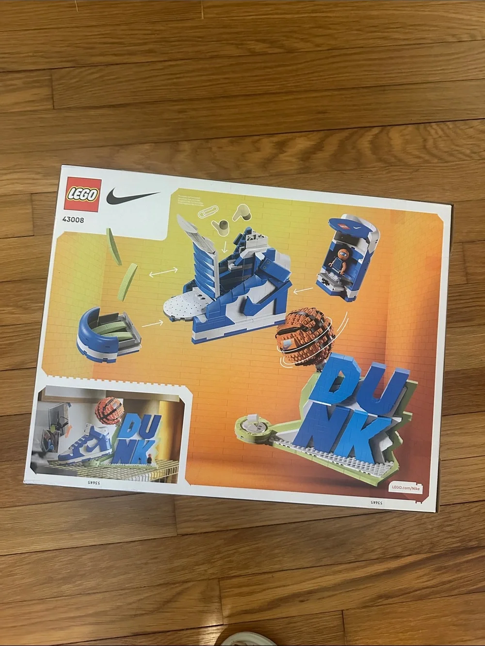 #43008 Nike Dunk x LEGO® Set UNOPENED